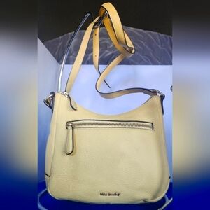 Vera Bradley Genuine Leather Mini Crossbody Bag